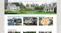 Desktop Screenshot of bwlandscaping.com